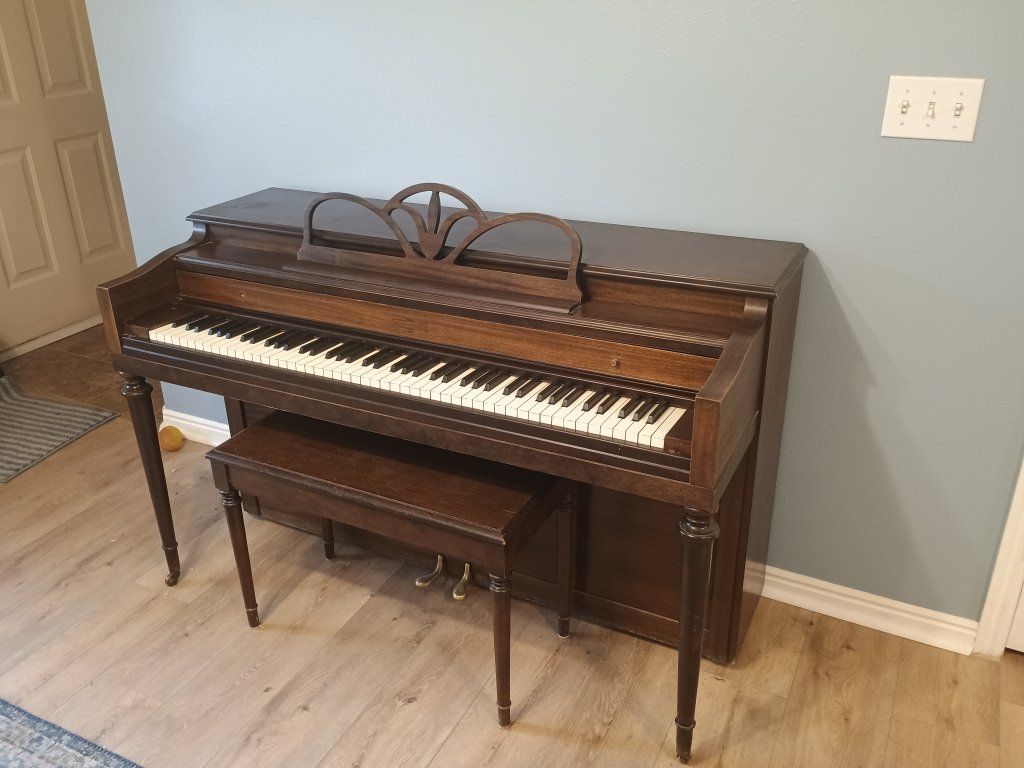 Upright Piano (worn but fully functional)