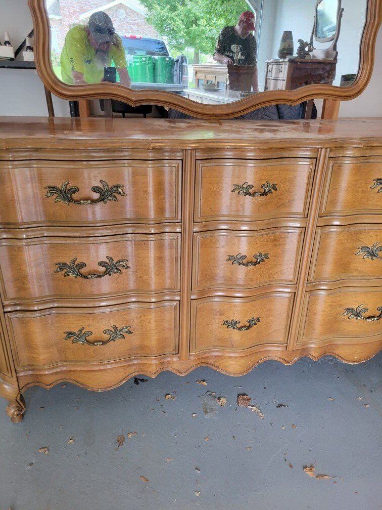 vintage French dresser