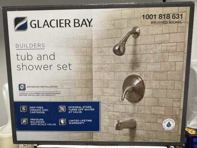 Glacier Bay Tub & Shower Faucet - brushed nickel