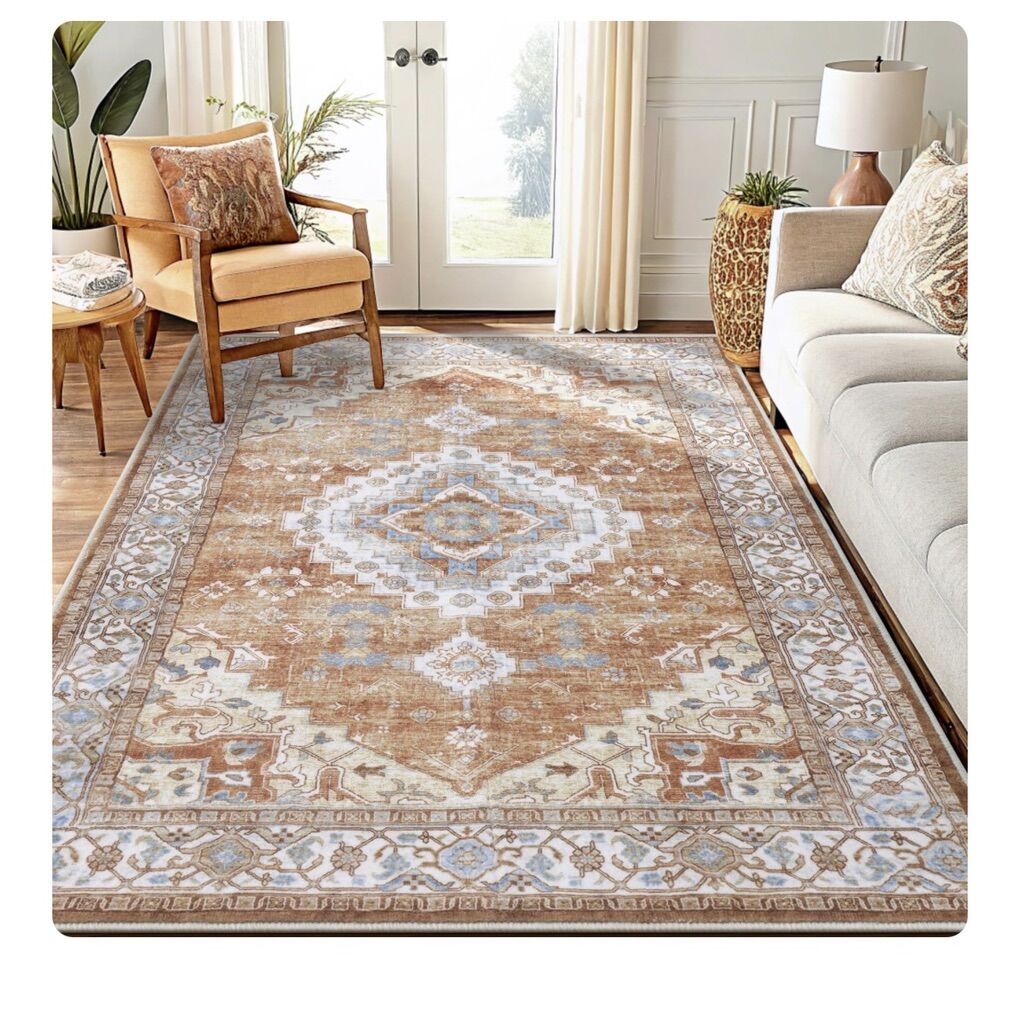 Beautiful Soft Plush 5'X7' Living Room Rug New