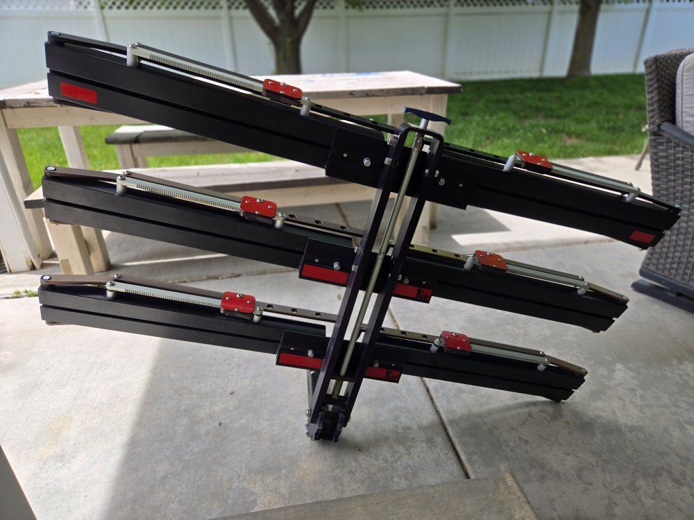 1up USA Equip'd 3 tray bike rack