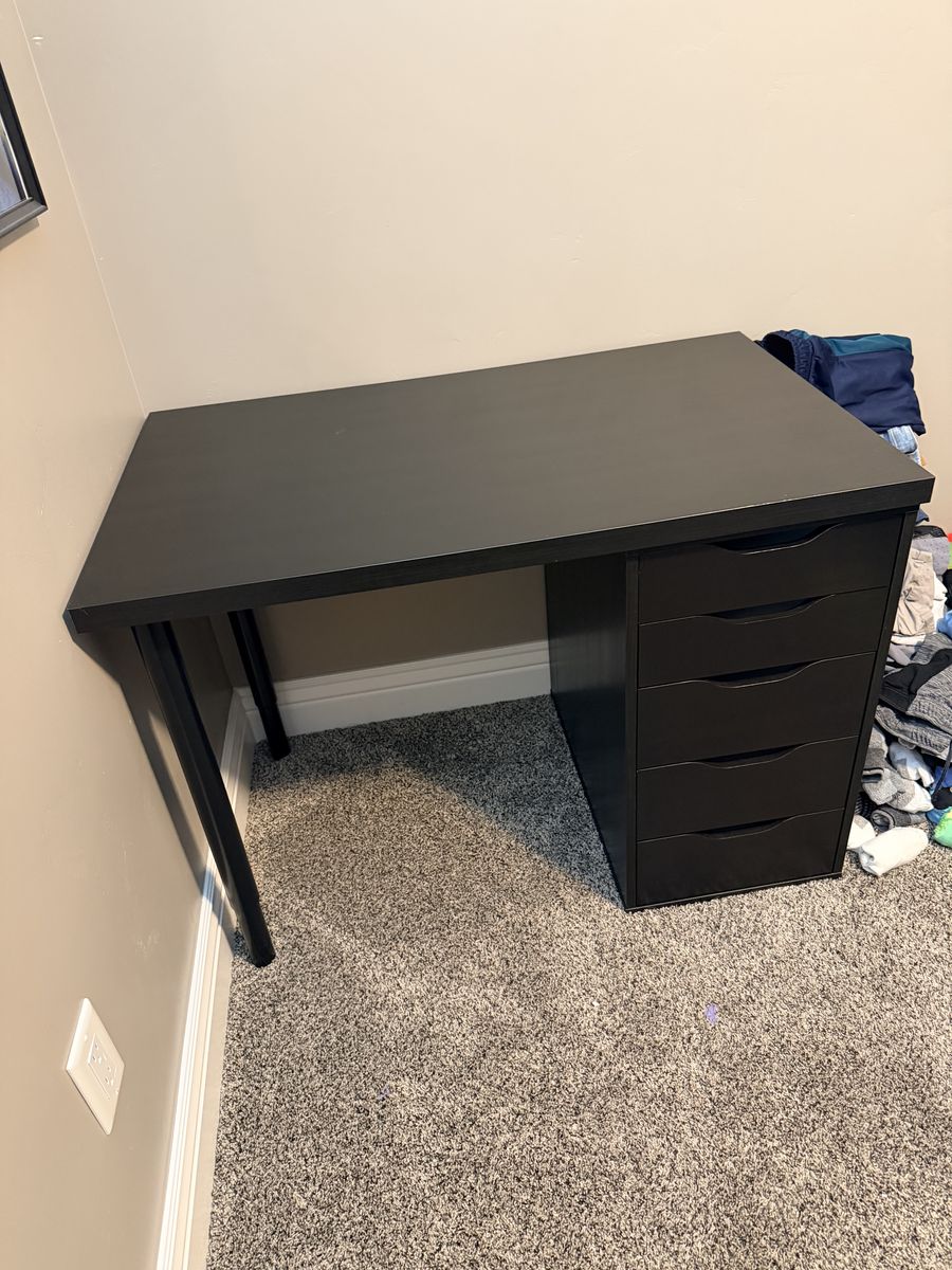 IKEA desk with drawers