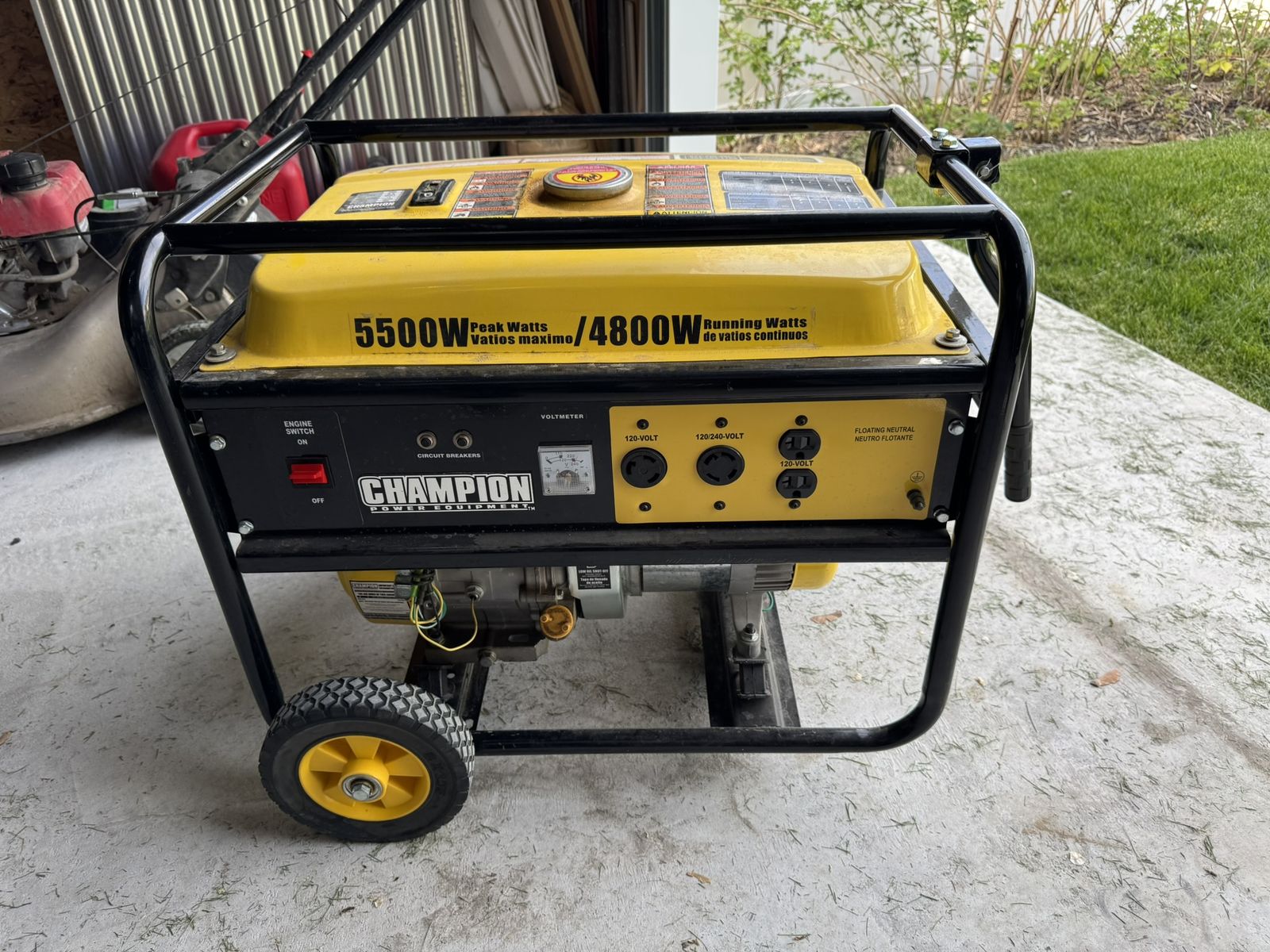 Champion 5500 Watt Generator