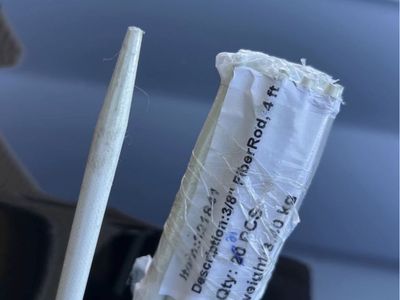 3/8” Fiberglass Rod – 4 Ft Post / Garden Stake