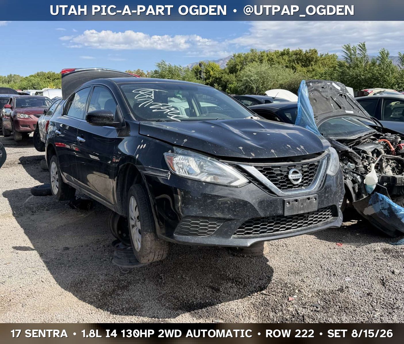 Just In! 2017 Nissan Sentra Parts - UTPAP Ogden