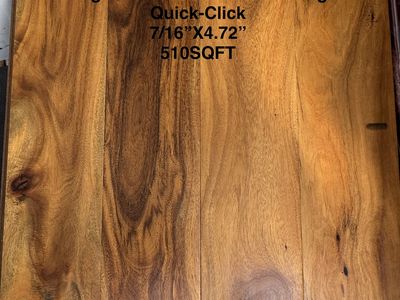 $2/SQFTEngineered Hardwood Quick Click Flooring