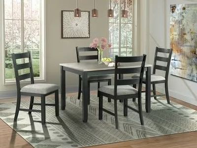 Picket House Kona Gray 5-Piece Dining Set