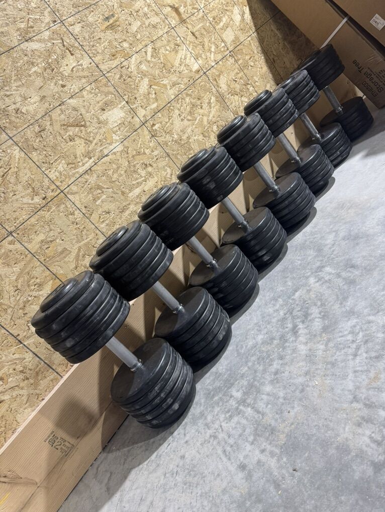 900lbs 105-120 Dumbbells