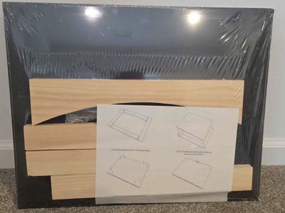 Unframed Chalkboard Sign Kit with Natural Wood Frame Boards