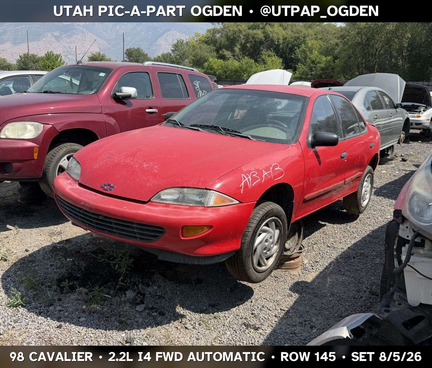Just In! 1998 Chevrolet Cavalier Parts - UTPAP Ogden