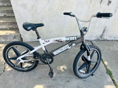 Mongoose Rebel BMX Freestyle Bike - White & Black, Used