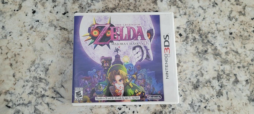 Legend of Zelda Majora's mask 3ds game