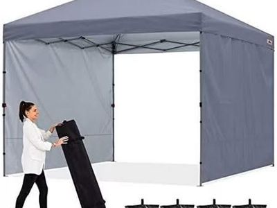 ABCCANOPY 10x10 Pop-Up Canopy Tent, Gray