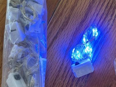 Blue light for table decoration, craft etc