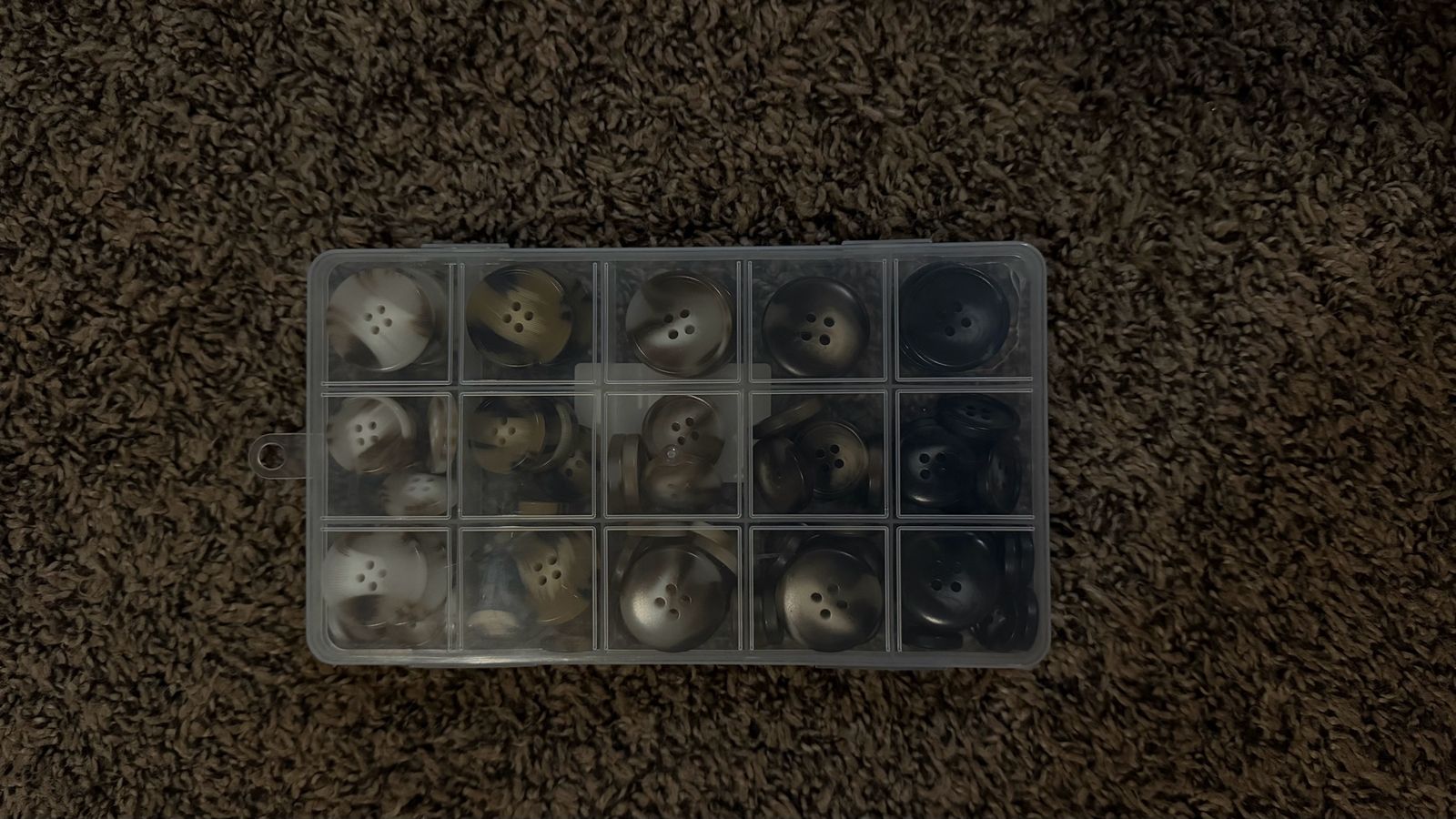 Assorted 4-Hole Round Buttons