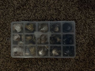 Assorted 4-Hole Round Buttons