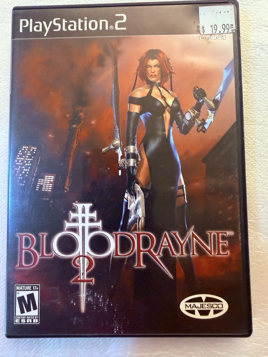 BloodRayne 2 - PlayStation 2 PS2 Game - Majesco - Complete with Manual