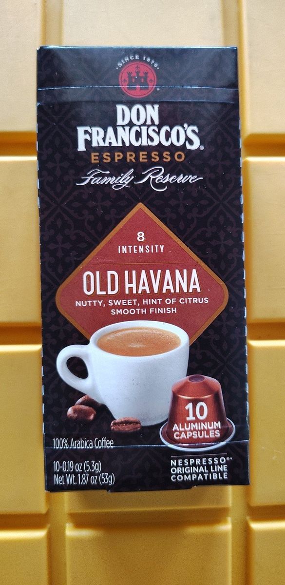 Don Francisco's Espresso Old Havana Pods 60 count