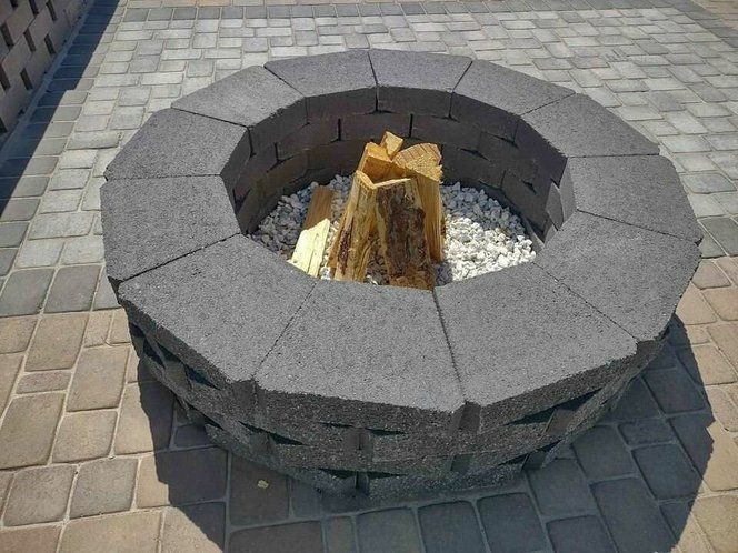 ROUND FIRE PIT KIT