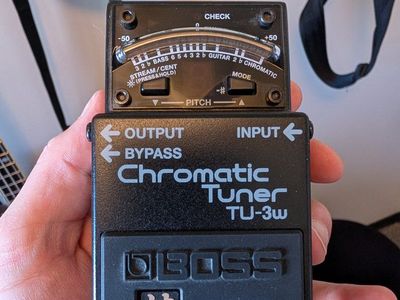 Boss TW-3w Tuner, made in Japan