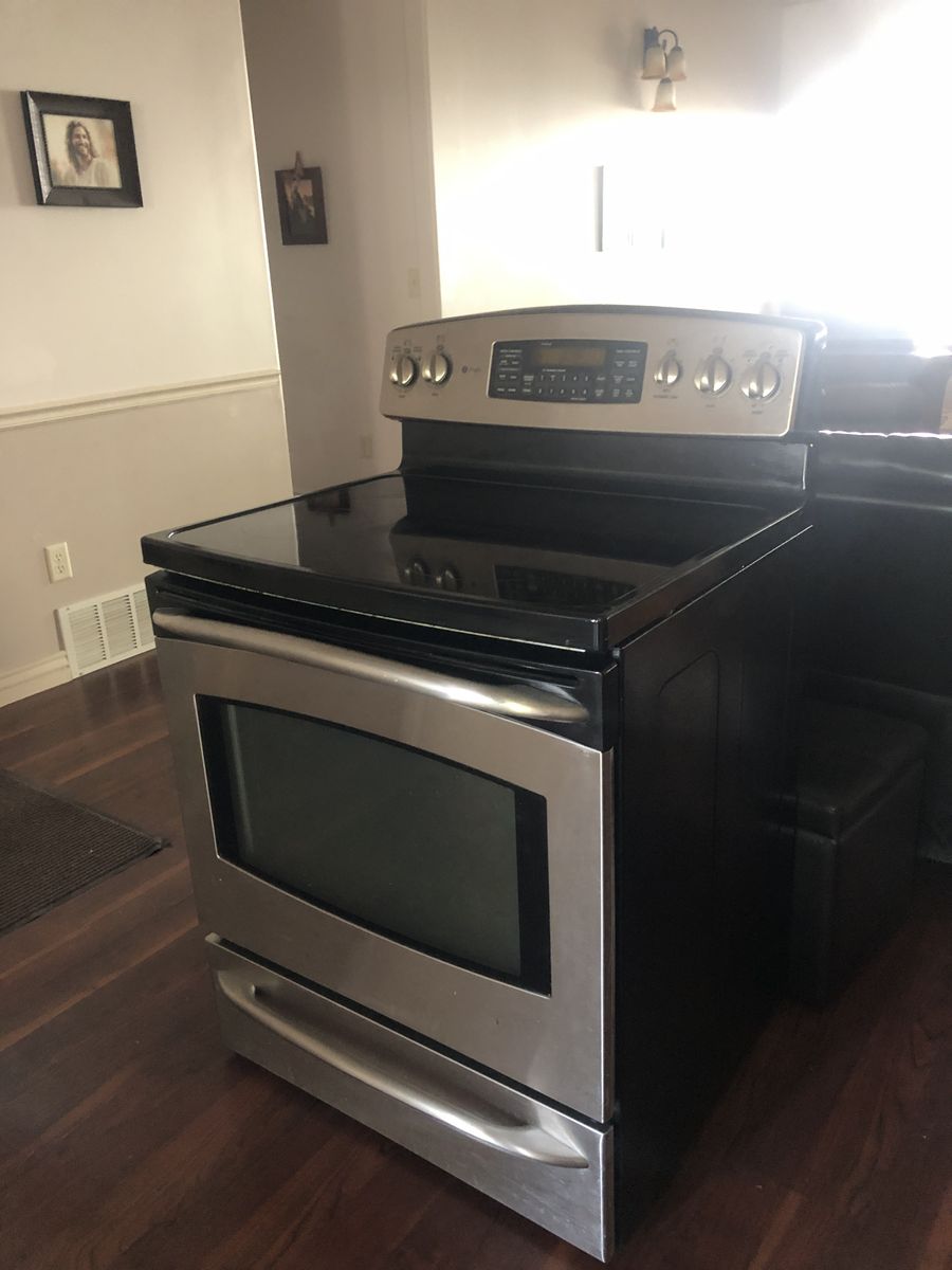 GE Profile Electric Flat Top Stove