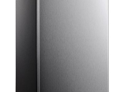 Kismile 3.0 Cu. Ft. Single-Door Upright Freezer - Stainless Steel / Silver