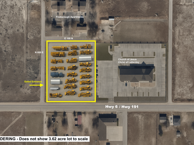 Fenced Industrial Outdoor Storage (IOS) Yard — 3.62 Acres — US-6, Wellington, UT, Price upon Request