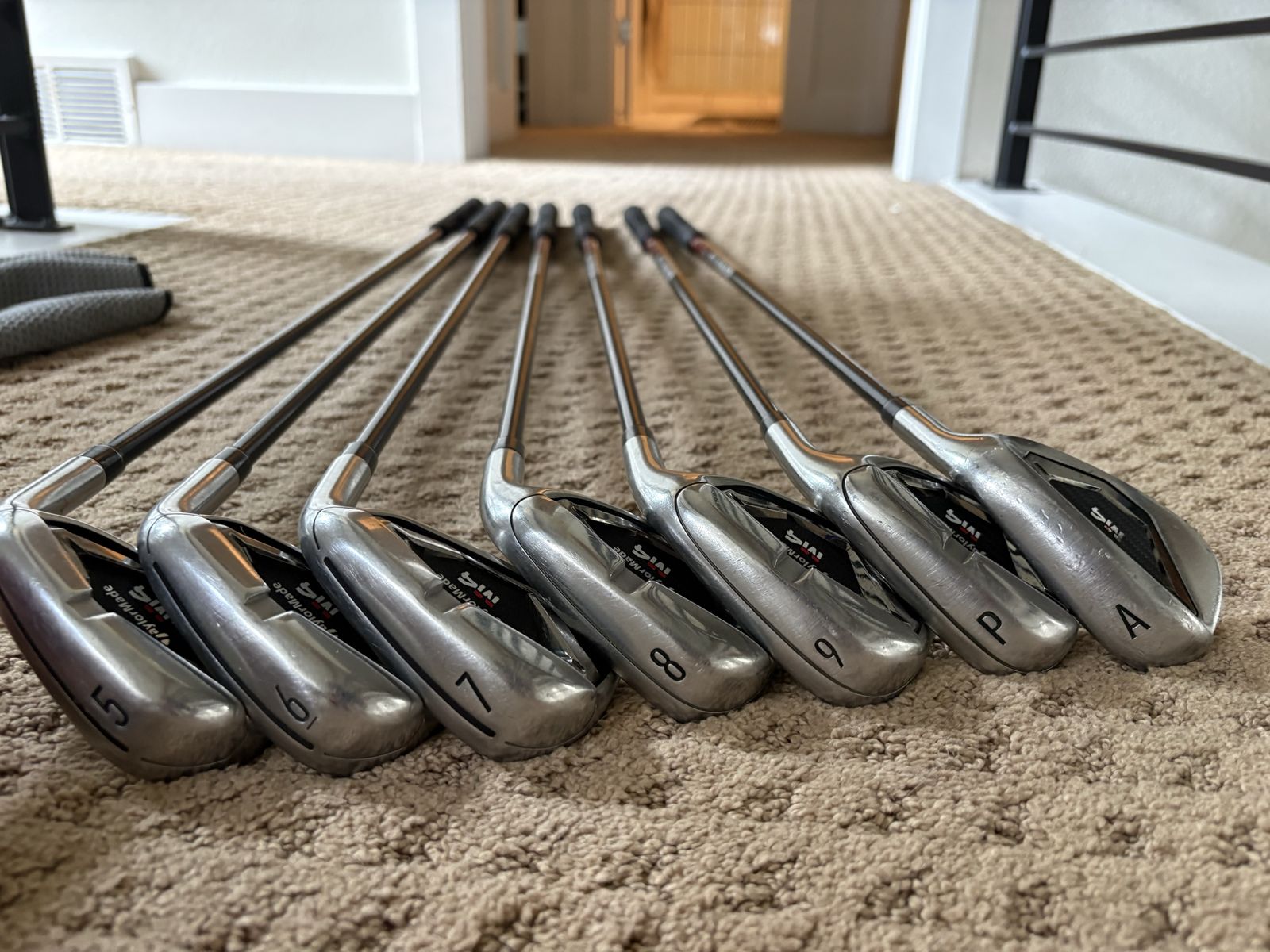 Taylormade M4 irons regular shafts