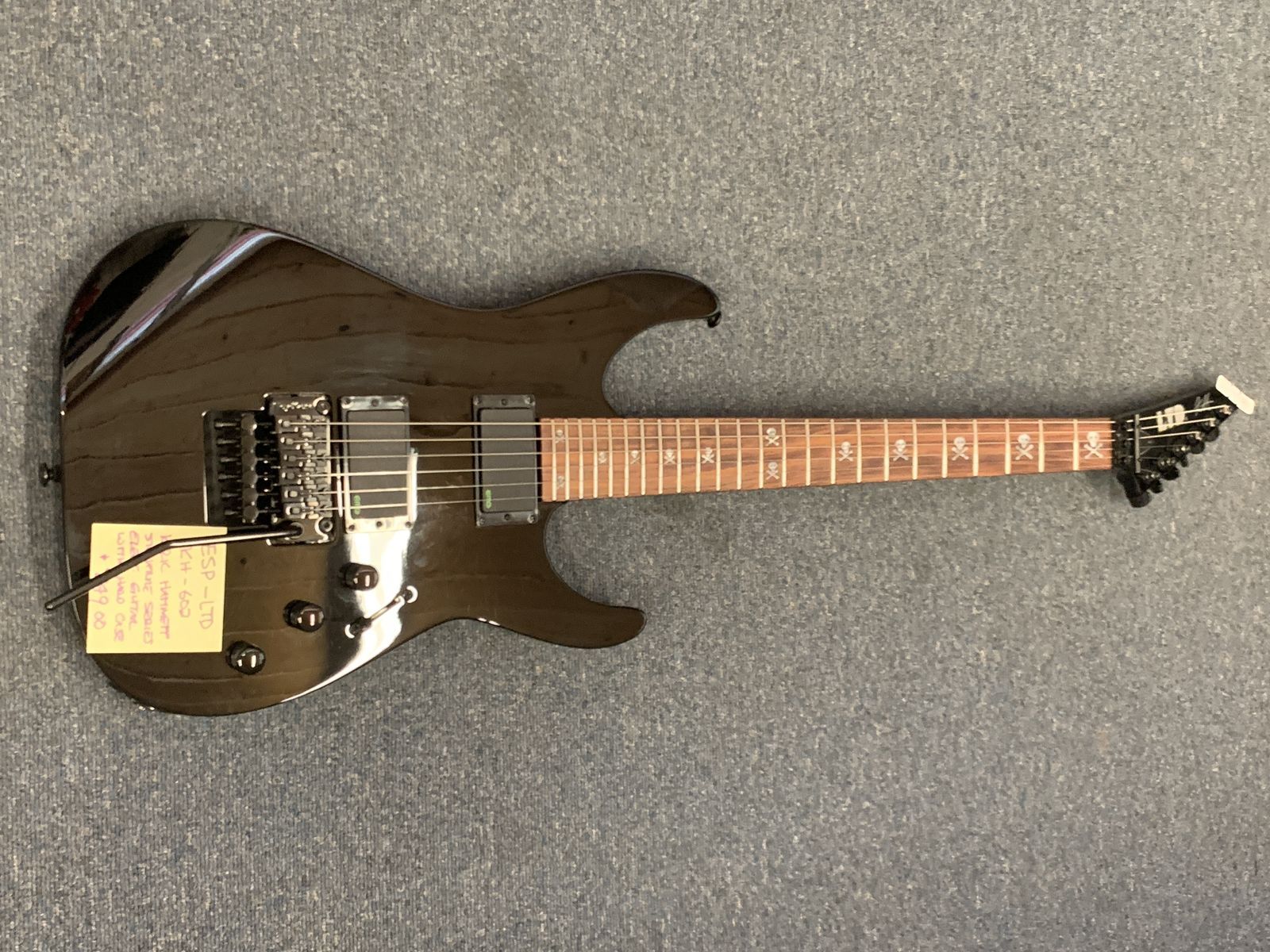 ESP-LTD - KIRK HAMMETT (KH-602) BLACK ELECTRIC GUITAR