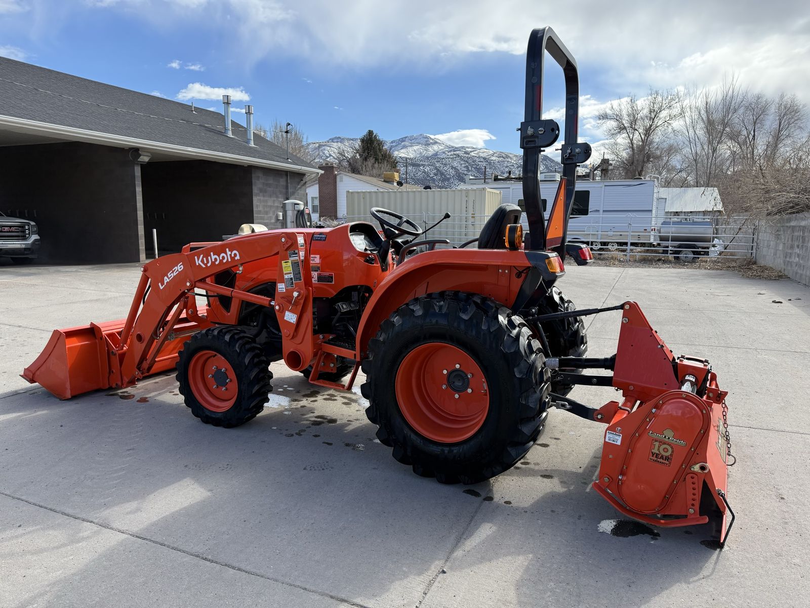 2024 Kubota L2502 Tractor with LA526 Loader and Land Pride Tiller