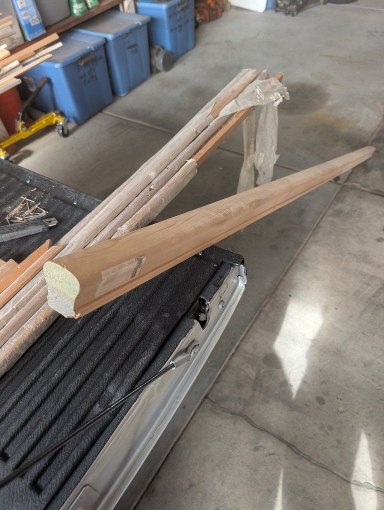 stair hand rail 8 ft. long