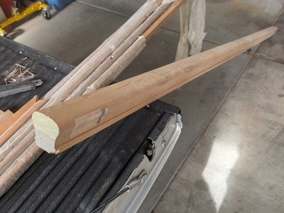 stair hand rail 8 ft. long