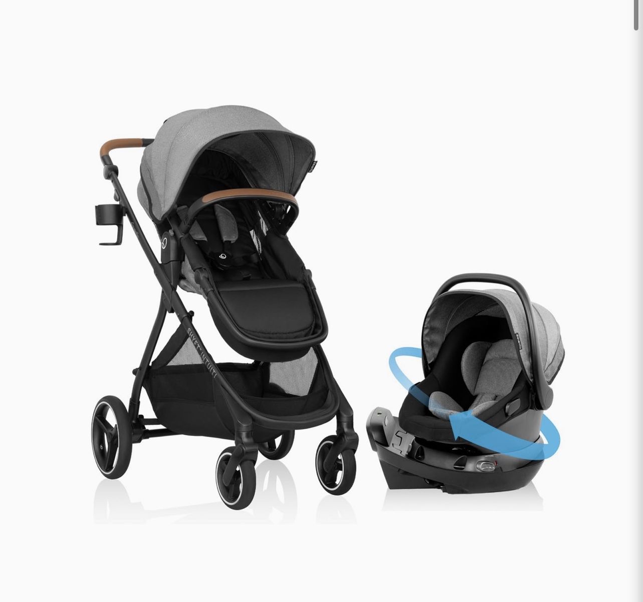New Evenflo Shyft Intuiti Travel System with Revolve180 LiteMax™