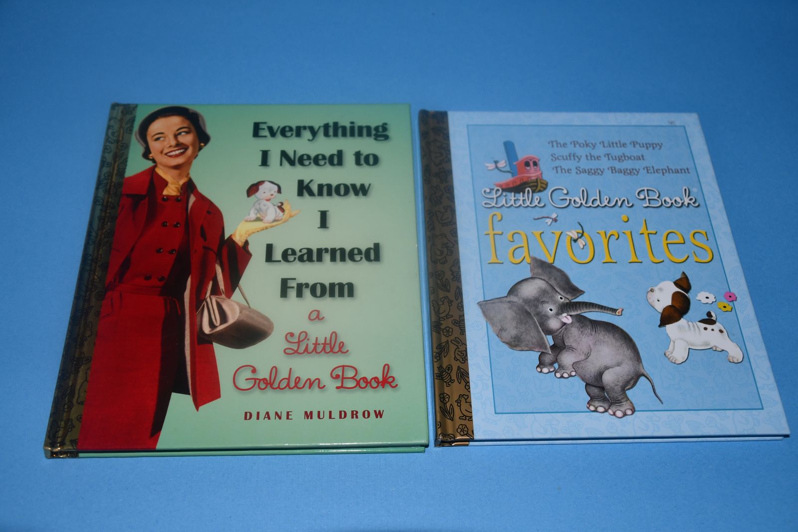 2 "LITTLE GOLDEN BOOKS" ~ 3 FAVORITES ~ EVERYTHING I NEED TO KNOW ~ NO NAMES or WRITING ~ BOTH FOR $5