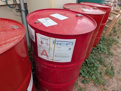 55 gal steel barrels 2 available