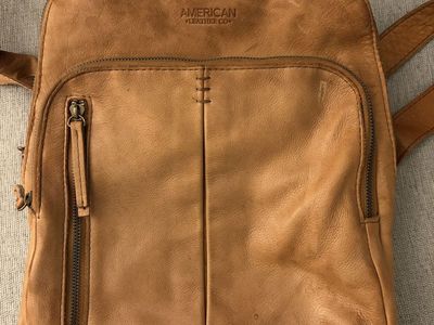leather purse backpack
