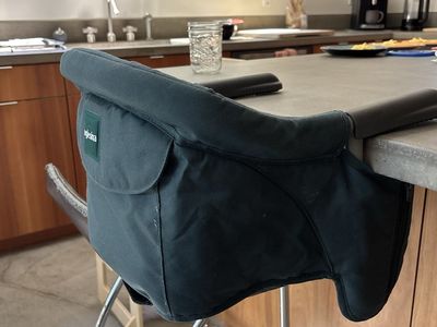 Inglesina Fast Table Chair in Dark Green - Portable Clip-On High Chair for Baby Feeding