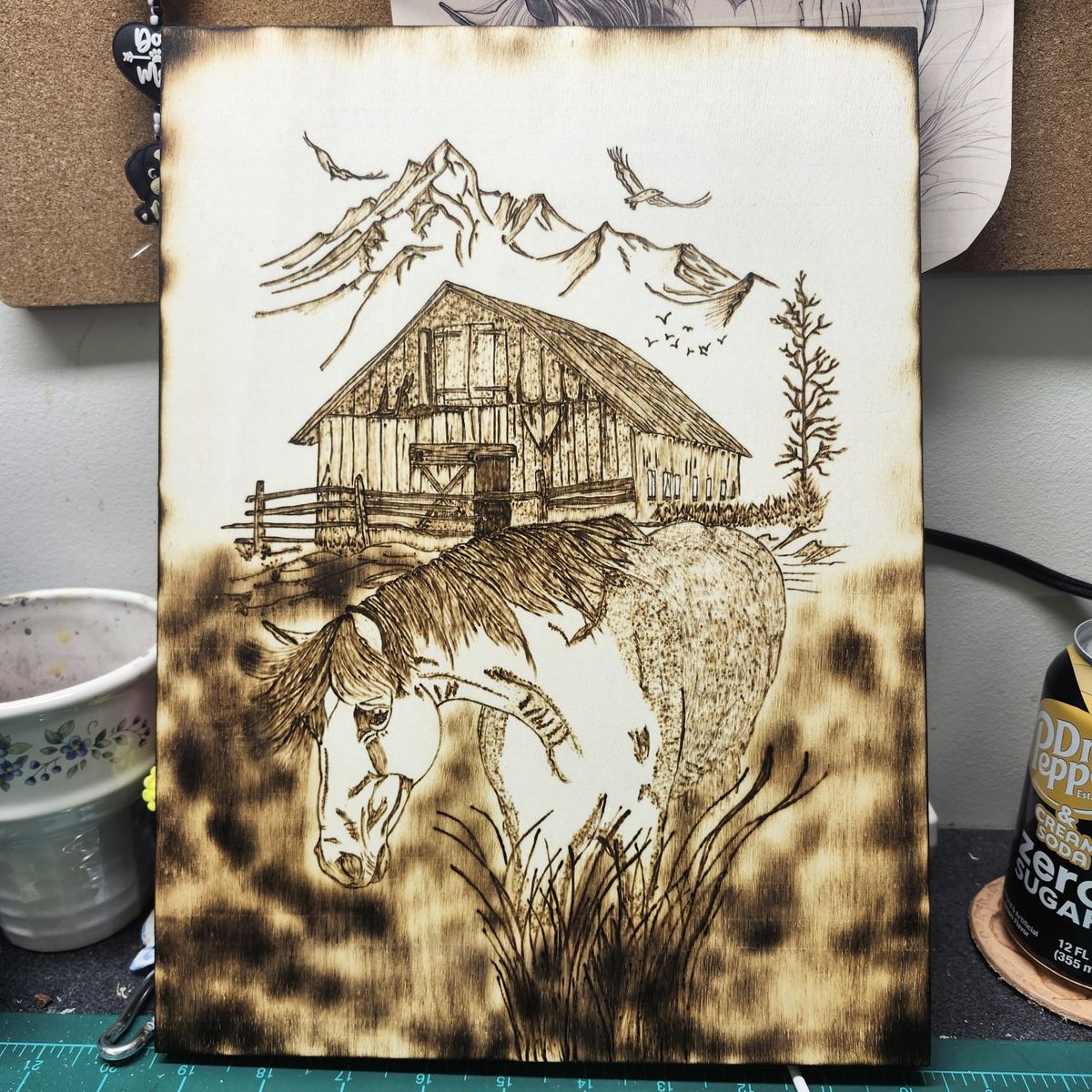 pyrography art