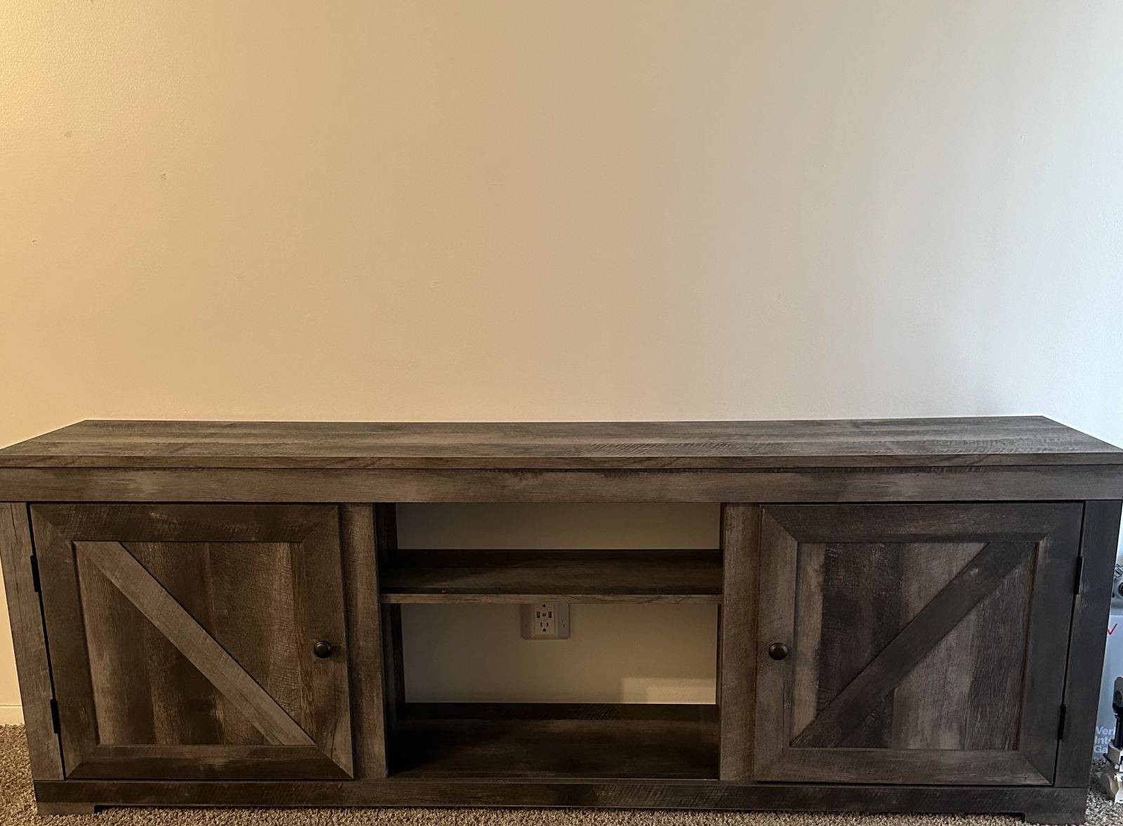 Like-New TV Stand / Entertainment Center for 65” TV