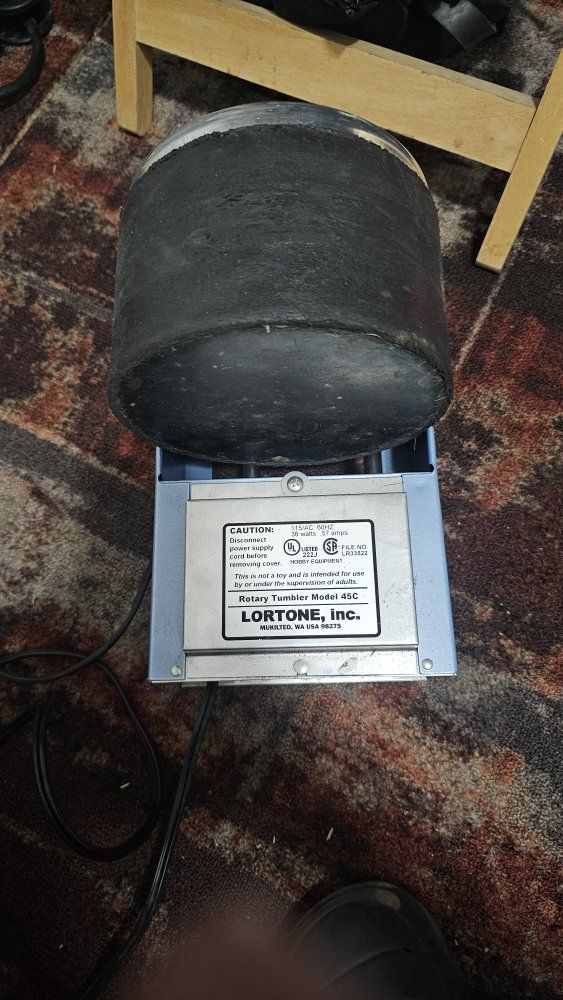 Lortone Model 45C Rotary Tumbler Lapidary Rock Polisher