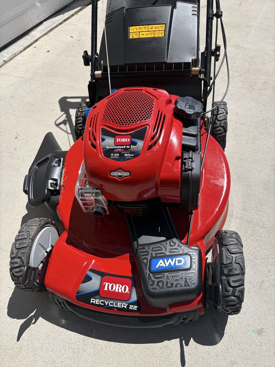 Toro Recycler 22” AWD Self-Propelled Mower - MINT!