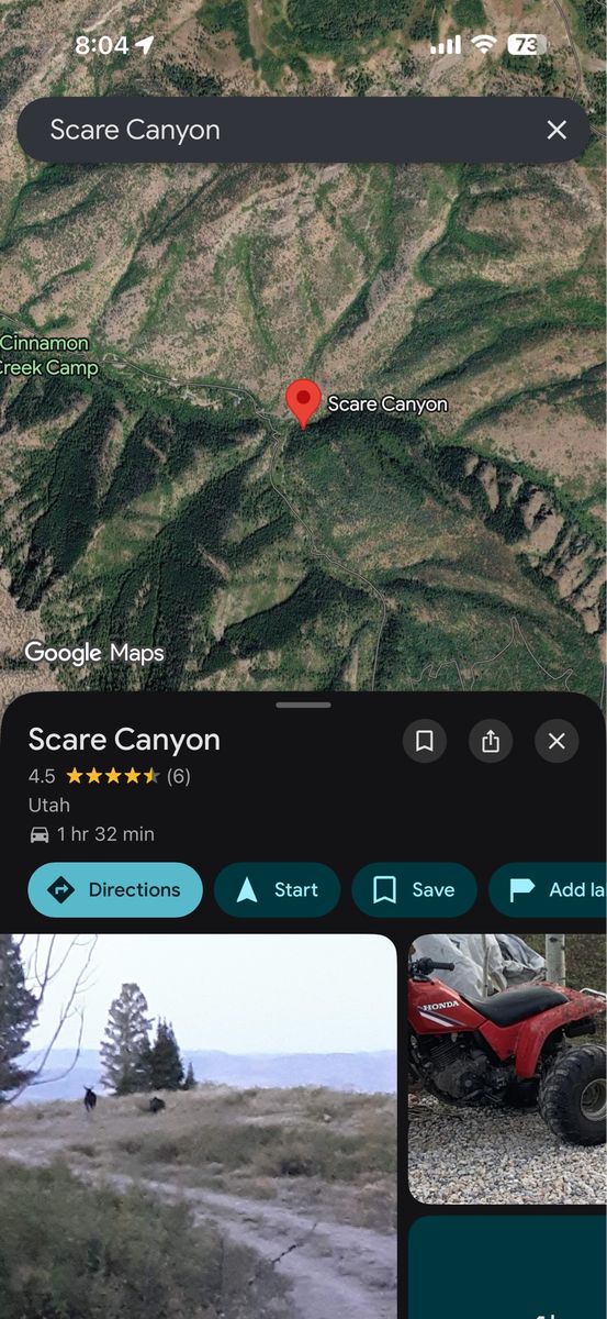 ISO scare canyon land or similar recreational land
