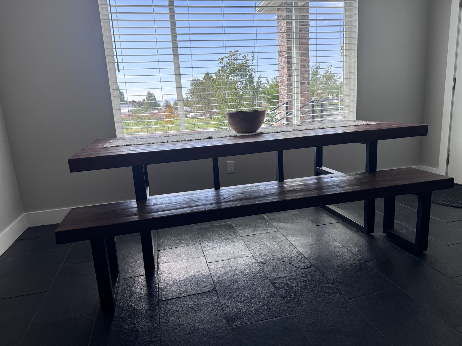 Pottery barn griffin table/bench