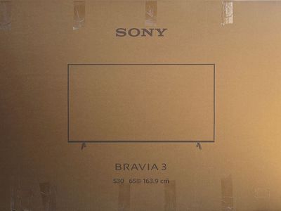 Sony BRAVIA 3 K65S30 65" Class LED 4K UHD Smart Google TV (2024 Model)