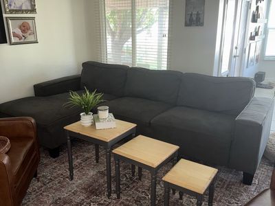 Set of 3 Two - Tone Nesting tables