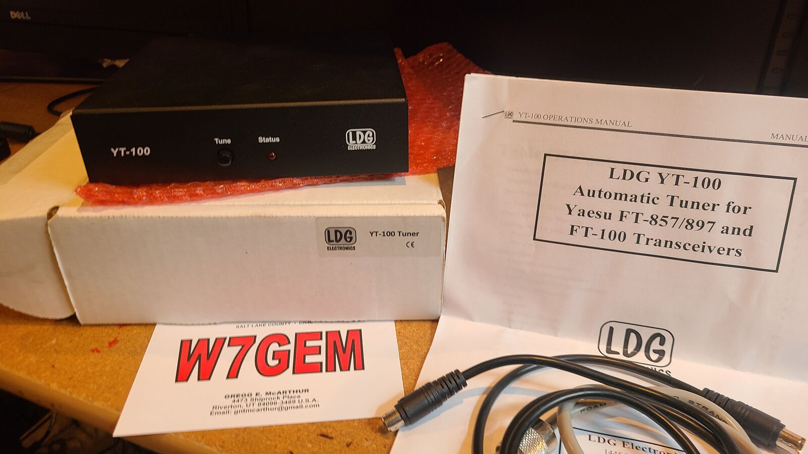 LDG YT_100 Automatic Antenna Tuner for Yaesu HF Transceivers