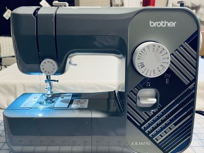 The Brother LX3817G sewing machine