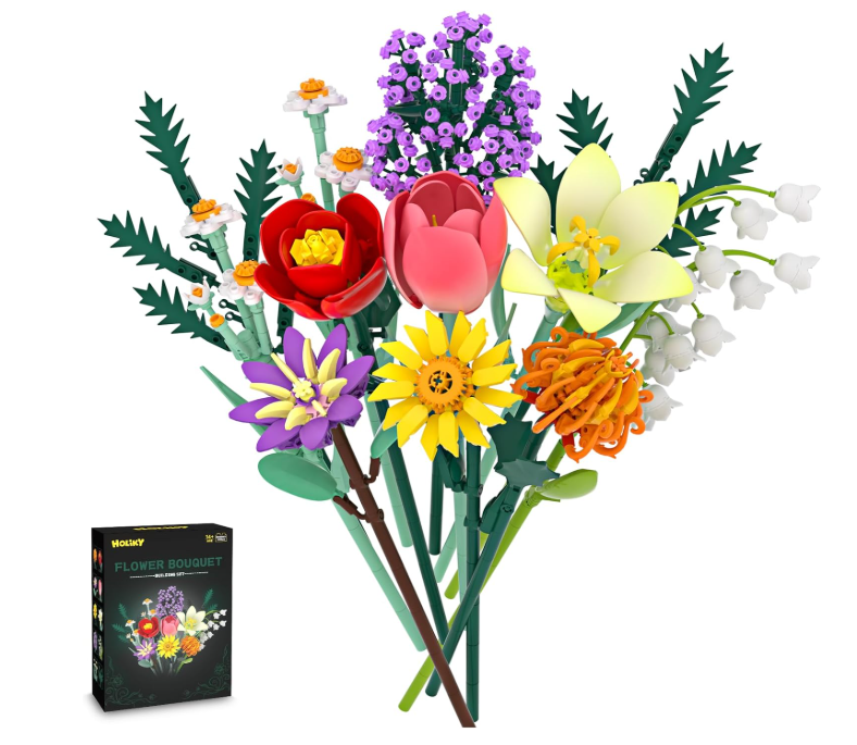 New in box Flowers Bouquet Building Blocks Toy Set