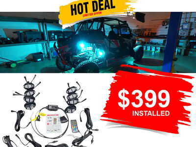 LED Rock light installed package deal only $399