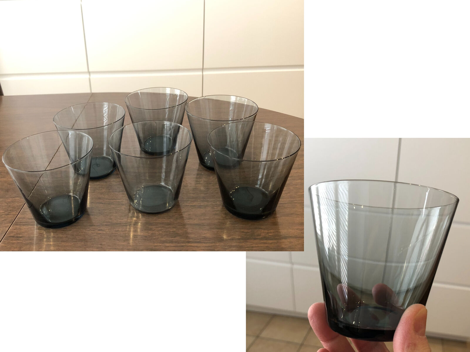 (6) Short Tumblers Small Drinking Glasses Cups Rocks Glasses Lowball Glasses Wet Bar